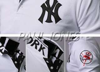 NEW YORK YANKEES Baseball T Shirt NWT Mens Long sleeve Dress Shirt 