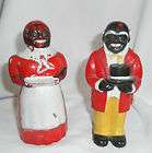 Aunt Jemima and Uncle Moses salt and pepper shakers. 