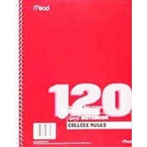 Mead Spiral Bound Notebook, College Rule, 8.5 x 11, Assorted Colors 