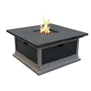   Ravenswood 1 Pound Gas Fire Table with Lava Rock Patio, Lawn & Garden