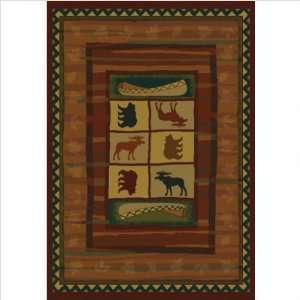  Boutin Hearthstone Lodge Novelty Rug Size 111 x 74 