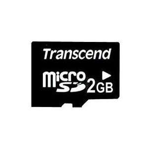  TRANSCEND INFORMATION Flash memory card 2 GB MicroSD NO BOX 