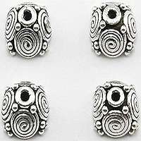 AAA 9mm NON TARNISH ARGENTIUM STERLING SILVER BEAD CAPS  