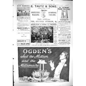  1900 Advertisement Tautz Taylors Ogden Cigarettes 