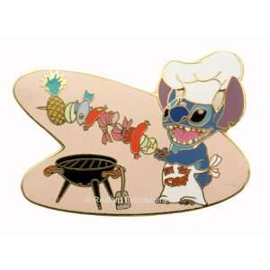  Disney Pins Stitch Barbecue Cooking Chef: Toys & Games