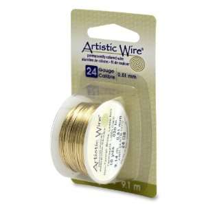   Wire 24 Gauge Non Tarnish Brass Wire, 10 Yards Arts, Crafts & Sewing