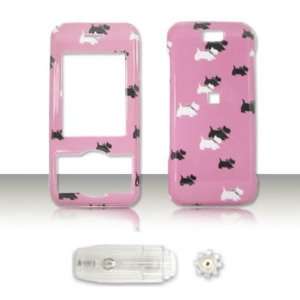 LG CHOCOLATE VX 8550 PINK With Black and White SCOTTISH TERRIER DESIGN 