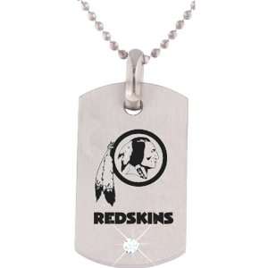   Washington Redskins Stainless Steel Dog Tag: Sports & Outdoors