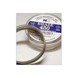  Lucas Milhaupt Braze 450 3 Troy Oz. 1/16 Diameter Wire 