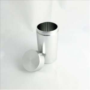  Aluminum Airtight Water Proof Pill Case   Silver: Health 