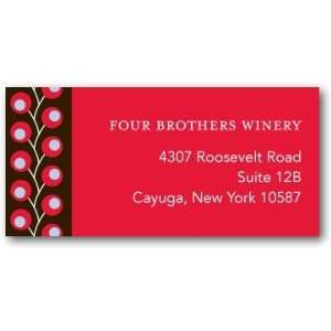  Holiday Address Labels   Very Berry By Picturebook