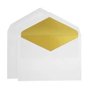  Double Wedding Envelopes   Tiffany White Gold Lined (50 