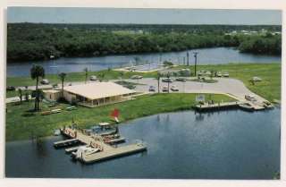 Port St. Lucie FL c1950s Boat Launch, great image  