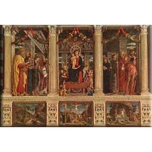   16x11 Streched Canvas Art by Mantegna, Andrea: Home & Kitchen