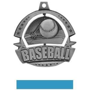  Hasty Awards Spinner Custom Baseball Medals SILVER MEDAL 