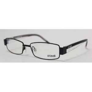 Just Cavalli Ophthalmic Eyewear Metal Rectangle Black / Clear Temples 