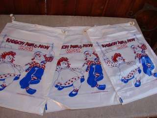 VINTAGE 1977 Bobbs Merrill Raggedy Ann & Andy OLD STORE STOCK SHOE 