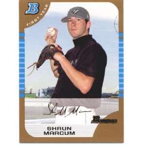  2005 Bowman Gold #244 Shaun Marcum FY   Toronto Blue Jays 