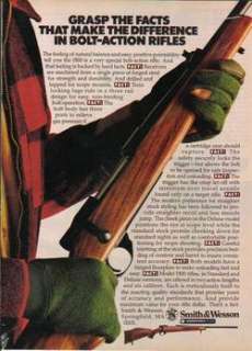 1981 SMITH & WESSON MODEL 1500 BOLT ACTION RIFLE AD  