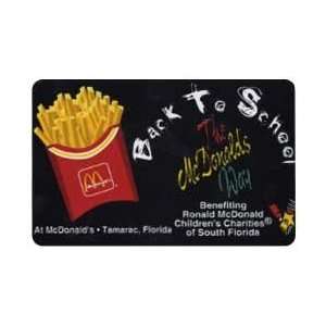   Card 10u McDonalds Fries & Back To School Benefit (Tamarac, FL