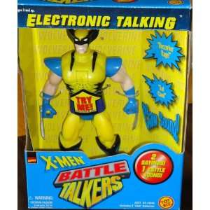  X MEN BATTLE TALKERS   Wolverine 8 Action Figure: Toys 