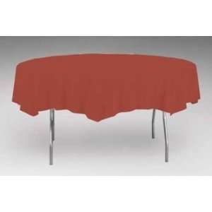  Round Table Cover 2/Ply Poly Tissue, Brick