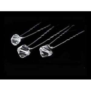  Crystal Bridal Hairpins   Set of 3 Hairpins: Beauty