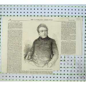   Portrait Mr Joseph Hume Man 1855 Mayall Antique Print: Home & Kitchen