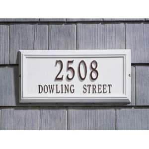  Two Line Springfield Rectangle Plaque   Standard Lawn 