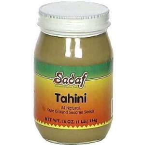 Sadaf, Tahini Pure, 16 Ounce (6 Pack) Grocery & Gourmet Food