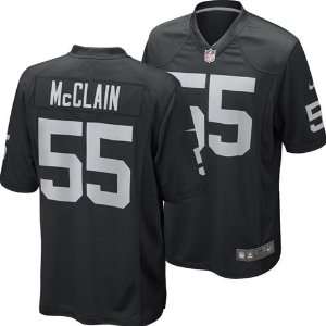  Oakland Raiders Rolando McClain #55 Replica Game Jersey 