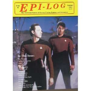 Epi Log Magazine Summer 1990 #1 Star Trek: The Next Generation Cover