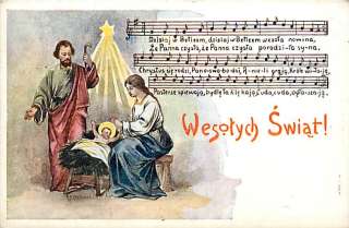 CHRISTMAS MUSIC JESUS, MARY & JOSEPH POLAND R53743  