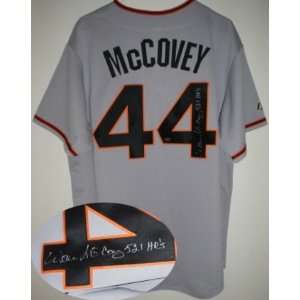  Signed Willie McCovey Jersey   AuthGiants w Sports 