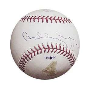  Bobby Orr Autographed Baseball with Inscription: Sports 
