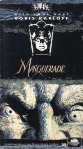 VHS: THRILLER: MASQUERADE..BORIS KARLOFF ELIZABETH MONTGOMERY 