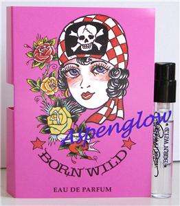 ED HARDY BORN WILD EDP Sample Travel Spray Vial Eau de Parfum 1.5ml 