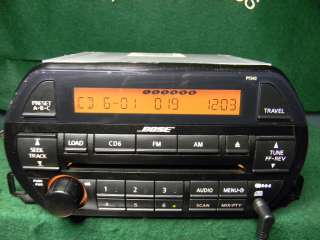 02 03 Nissan ALTIMA BOSE 6 CD Changer Radio PY540 Mp3 Ipod AuX SAT 