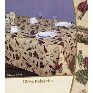  Tablecloth 54 X 54 Square, Chenin Blanc (Light Brown 