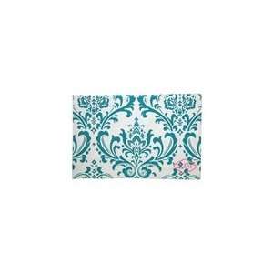  Turquoise & White Damask Placemat