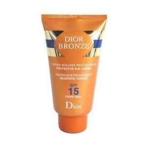  Dior Bronze Moderate Tanning Protective Sun Cream SPF 15 