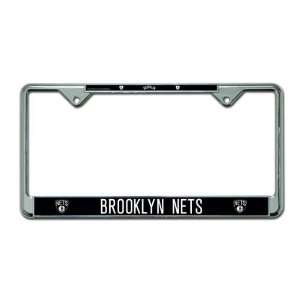 Brooklyn Nets Chrome License Plate Frame:  Sports 