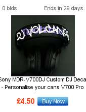 Custom Cans Gold Sennheiser HD 25 1 ii Pro DJ Headphones HD25 With 