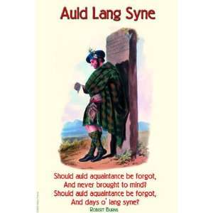  Auld Lang Syne 12x18 Giclee on canvas