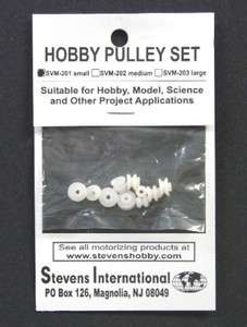 SVM201 Assorted Small Plastic Pulley Set (1.9mm ID) (10  