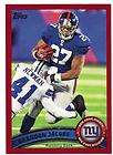 2011 Topps Brandon Jacobs Red Parallel #347, Serial #32/77 !!  