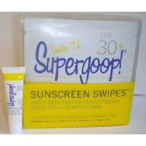   Wrapped Sunscreen Swipes 21 Count Free MintFusion Lip Balm 5ml: Beauty