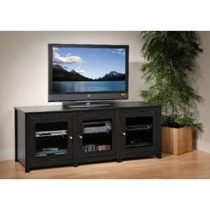   LCD TV Console with Glass Doors   Prepac BAH 6300 K