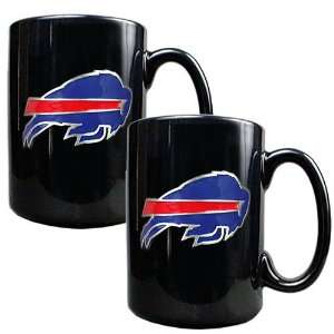 Buffalo Bills 2 Piece Coffee Mug Set:  Sports & Outdoors