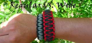 550 for Fighters   Custom Hand Made 550 Paracord Survival Bracelet 